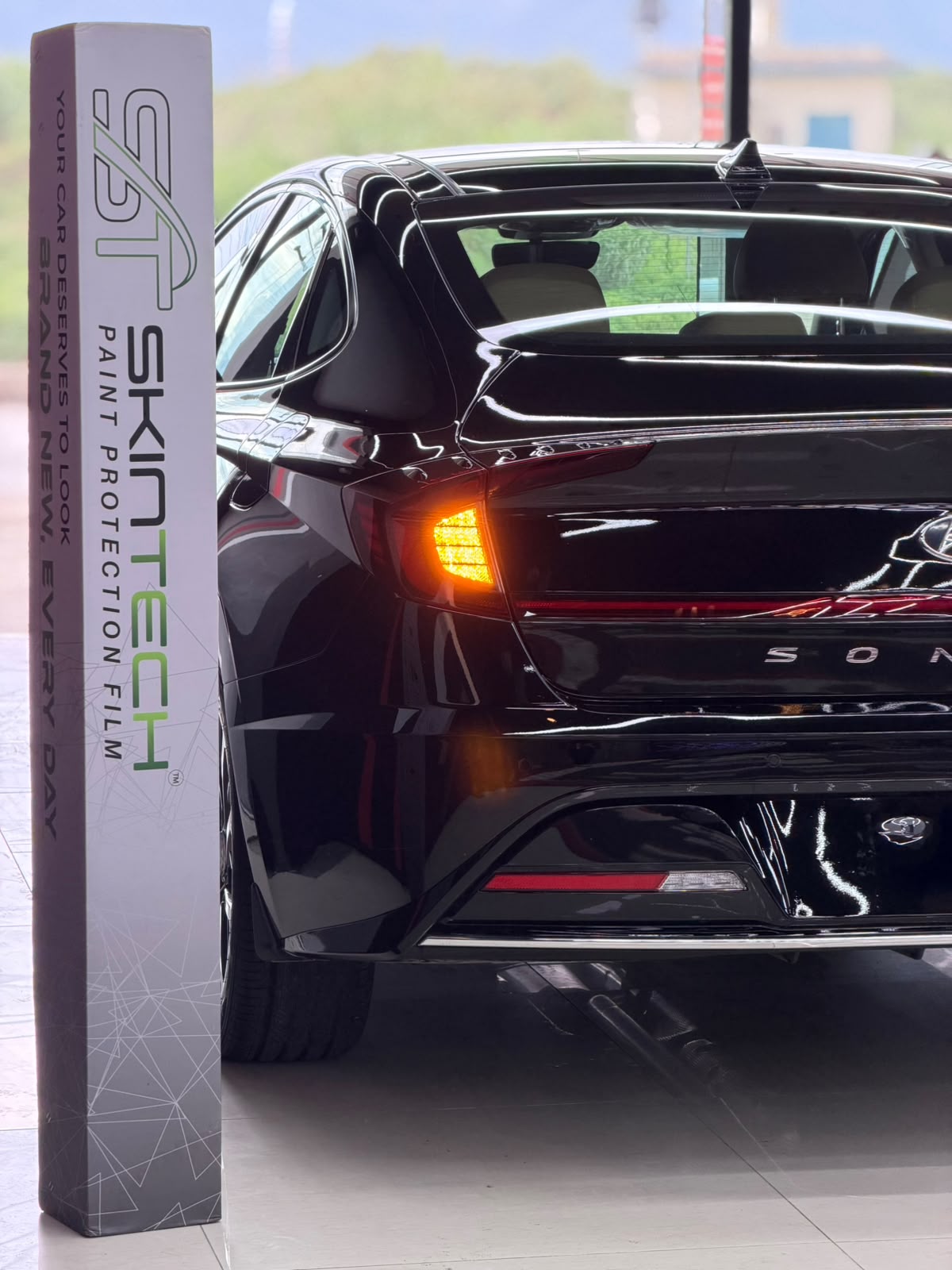 Car protected with premium PPF